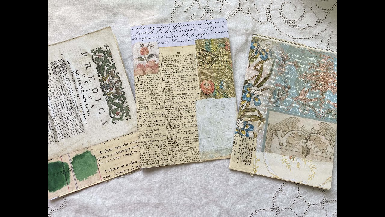 Craft with me| Book page sginature covers