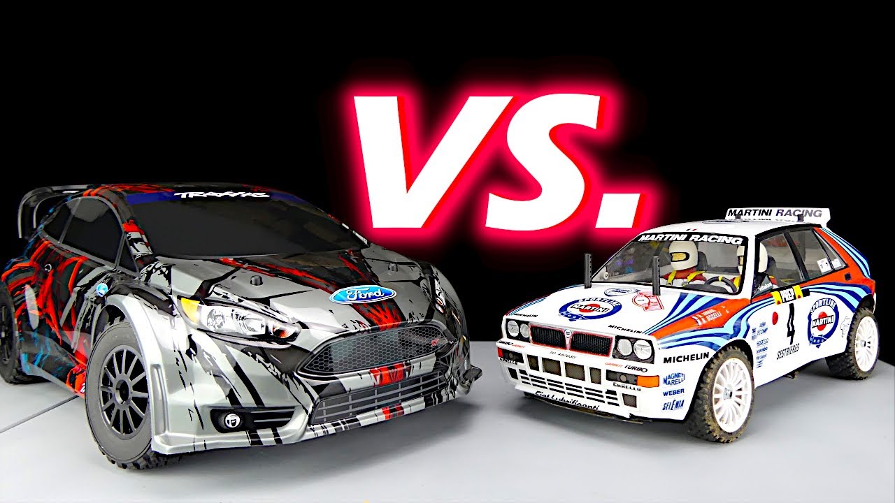 TRAXXAS Ford Fiesta ST Rally vs. TAMIYA XV-01 - Eine Gegenüberstellung