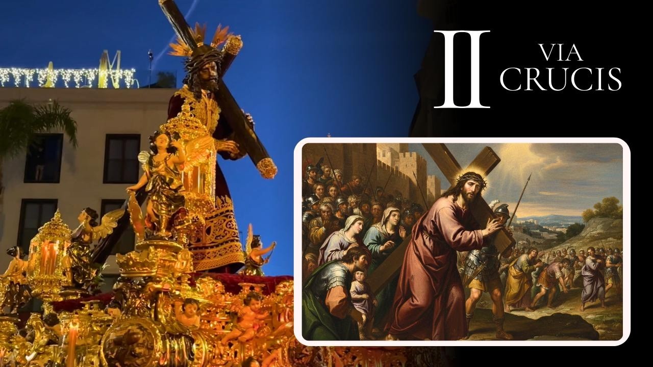 2ª estación del VIACRUCIS