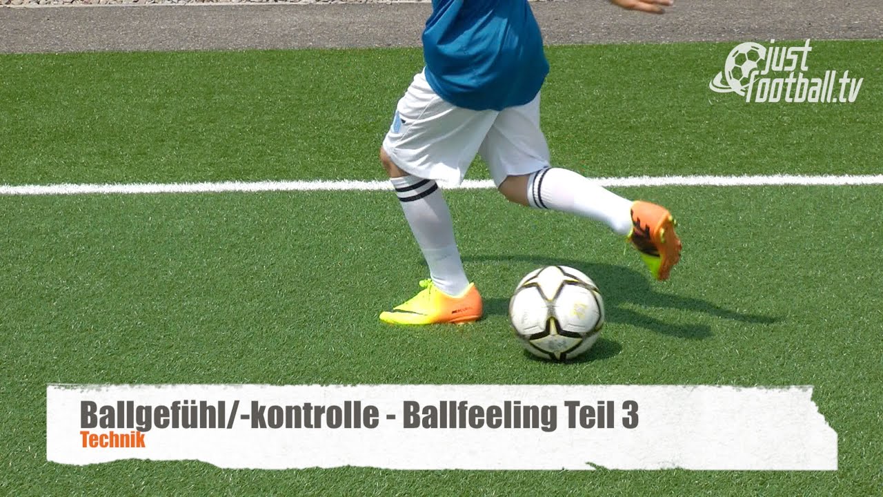 Fussballtraining: Ballfeeling Teil 3 - Ballkontrolle - Technik