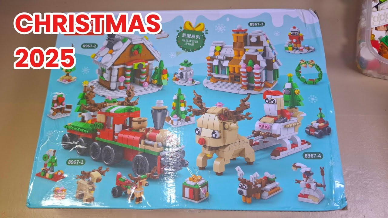 opening christmas set (ASMR) 2025