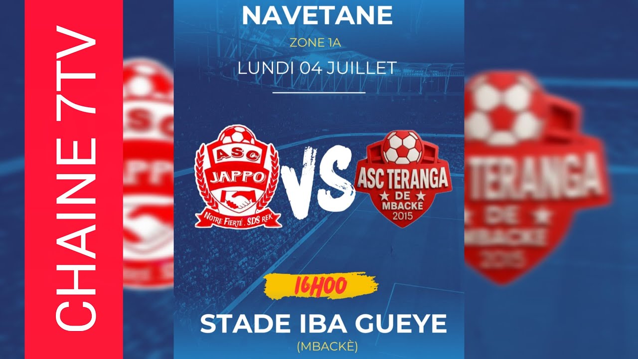 EN DIRECT STADE IBA GUEUYE DE MBACKÉ  ZONE 1A:TERANGA VS JAPPO:XEWARGUI VS DIAMAGUENE: YAKAR VS YONE