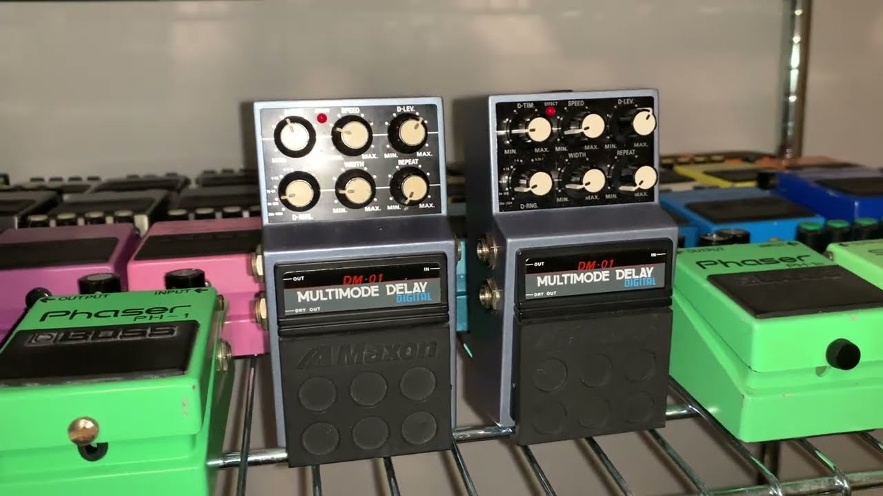Rack Delays in a Pedal : Maxon DM-01 Multimode Delay