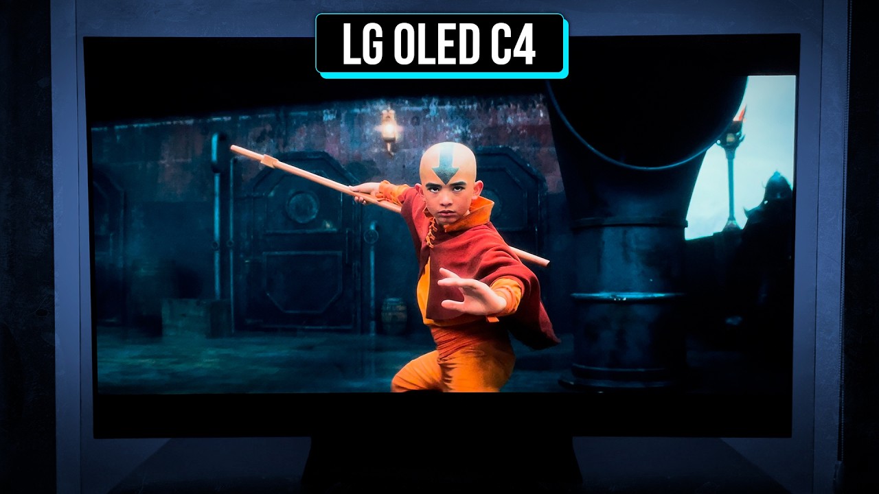 TV  Smart LG Oled C4 - Unboxing and image testing