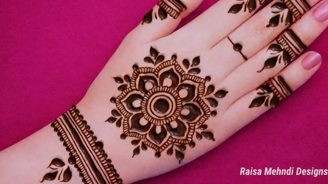 Circle wali mehandi | Mandala mehndi design | Gol tikki mehndi design | Stylish mehndi 