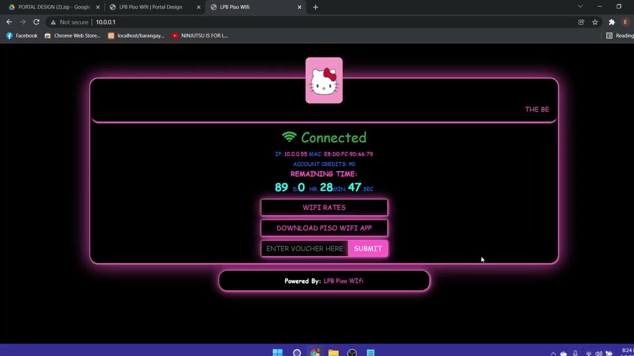 LPB PISO WIFI  FREE PORTAL DESIGN