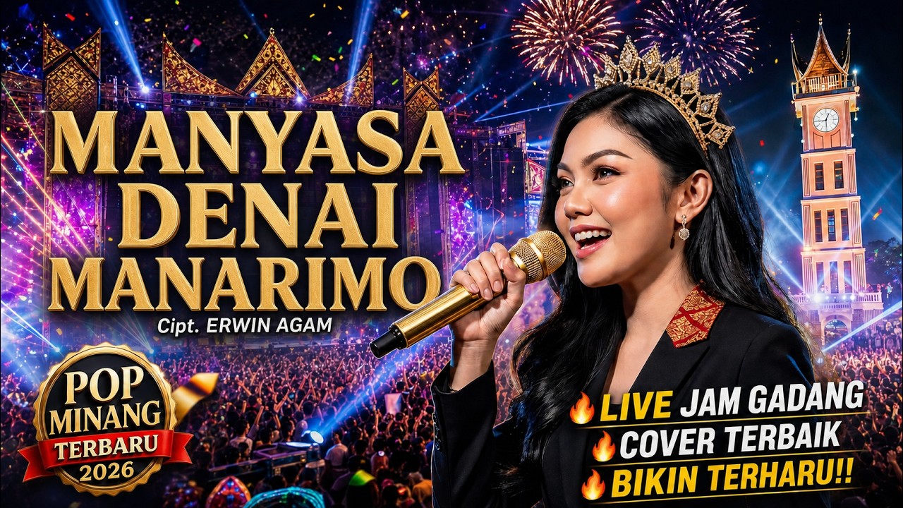MANYASA DENAI MANARIMO (Cover AI) | SILVA HAYATI | Konser Spektakuler di Jam Gadang | Full AI Music