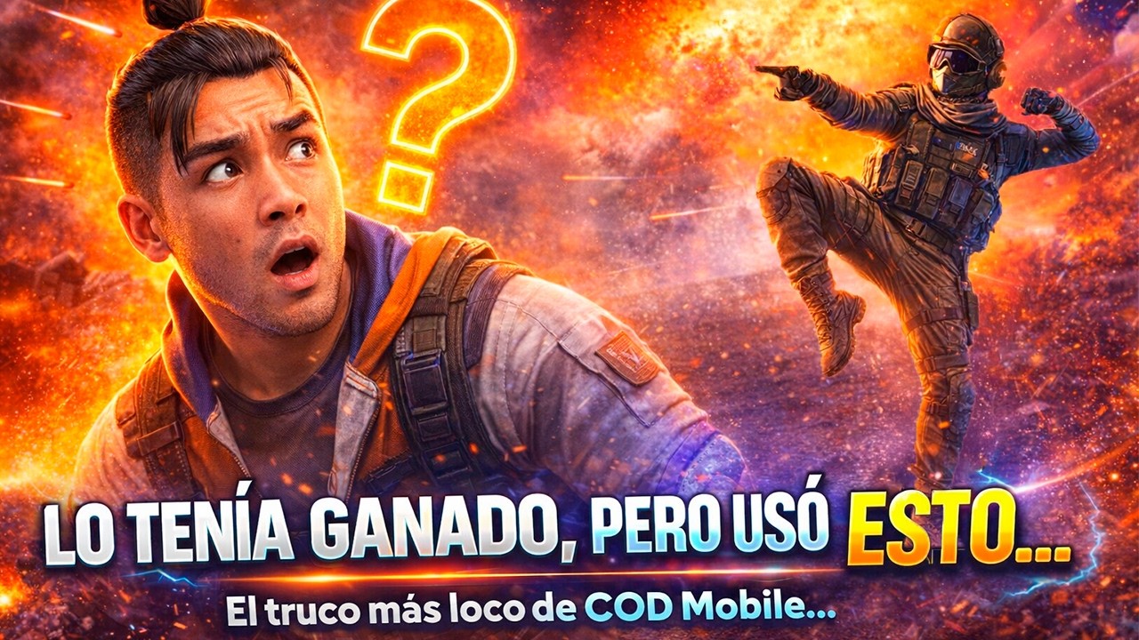LO TENÍA GANADO, PERO USÓ ESTO... El truco más loco de COD Mobile