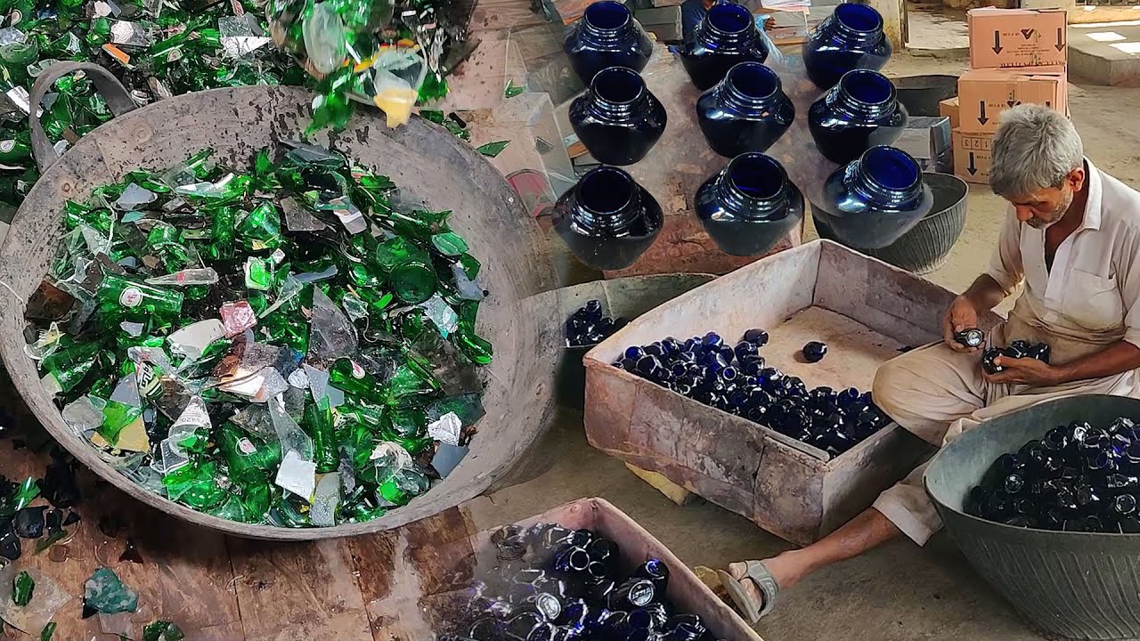 Most Incredible Glass Bottle Manufacturing Process