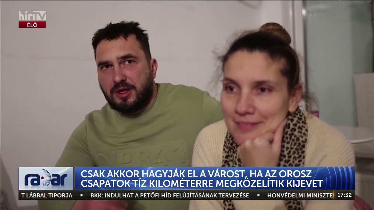 Csak akkor hagyják el a várost, ha az orosz csapatok tíz kilométerre megközelítik Kijevet - HírTV