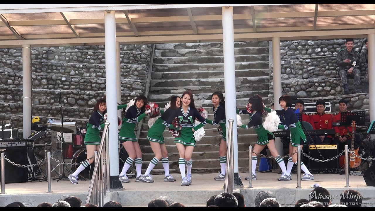 [150401] 칠학년일반(7학년1반) 오빠바이러스 전체직캠 @15사단 위문공연 By 언제나민주