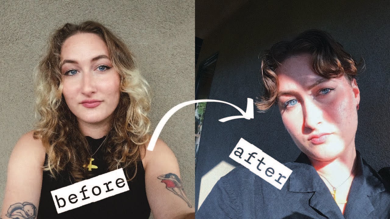 I CHOPPED ALL MY HAIR OFF!! 90's Johnny Depp e-boy Transformation