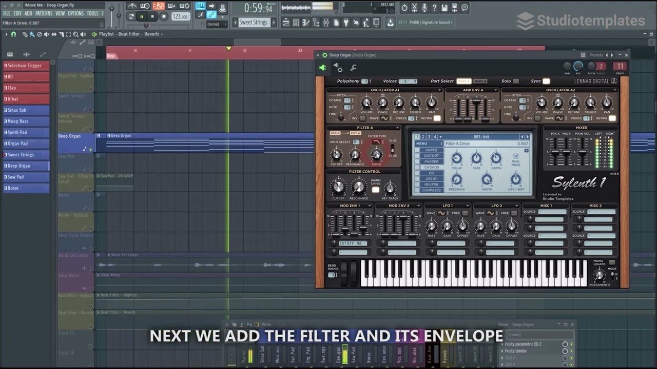 Tutorial 077: How to make a Sound in 2 Minutes: Tinlicker Style Deep House Organ Pad Synthesizer