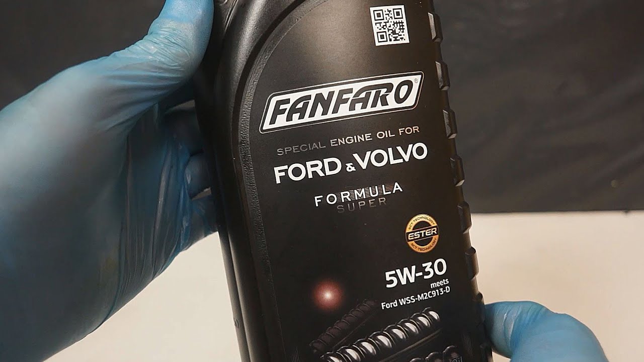 Fanfaro Ford Volvo 5w30 What does the original engine oil look like?
