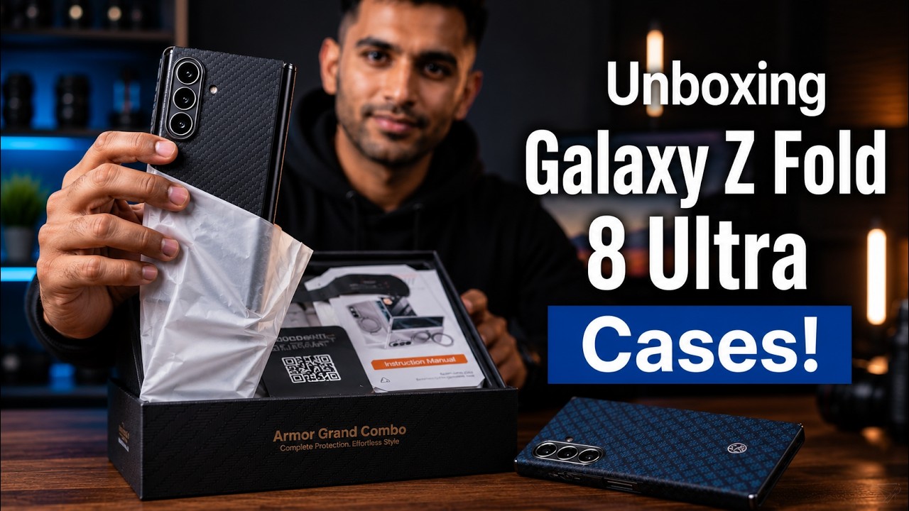 Unboxing Galaxy Z Fold 8 Ultra Cases! PITAKA / SUPCASE / RINGKE