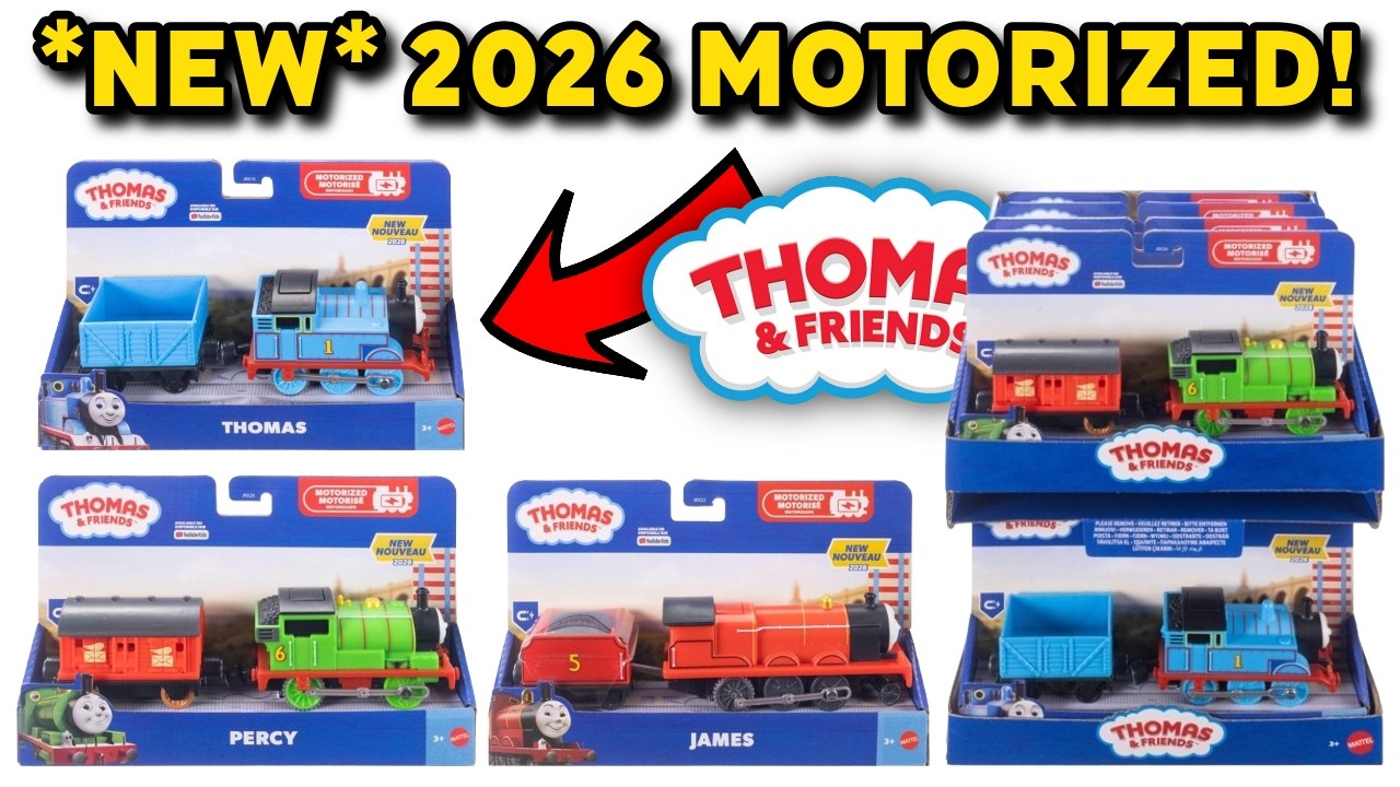 *NEW* 2026 Motorized Packaging! FINALLY, GOOD Mattel Merchandise! Thomas and Friends 2026!