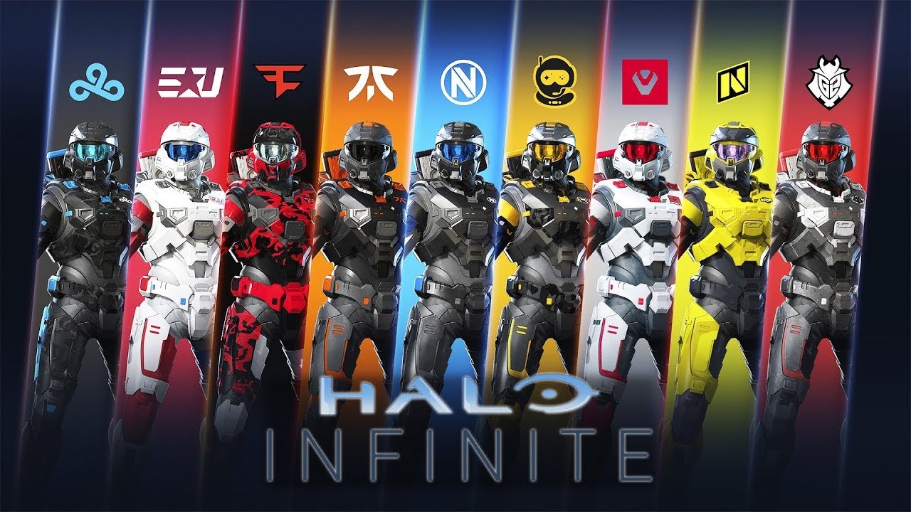 Showcase HALO INFINITE Esports SKINS - Uniforms And Weapon Skins
