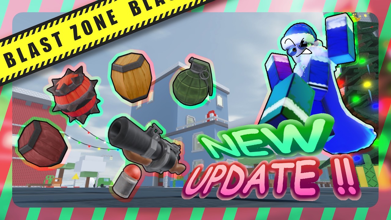 Blast Zone BLASTMAS 2 UPDATE !!【 ROBLOX Blast Zone 】