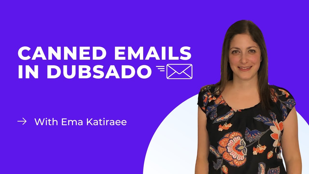 Creating Canned Emails in Dubsado