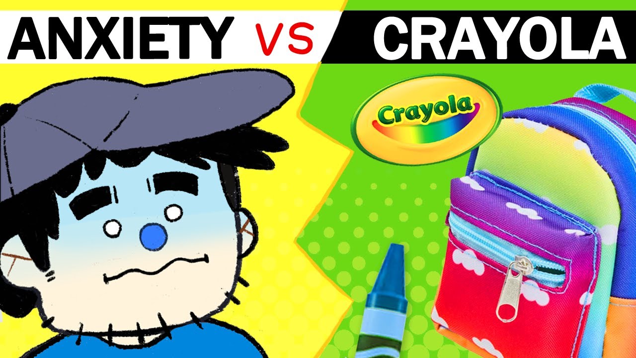 Crayola Tried To CURE Anxiety..!? (the worry backpack)
