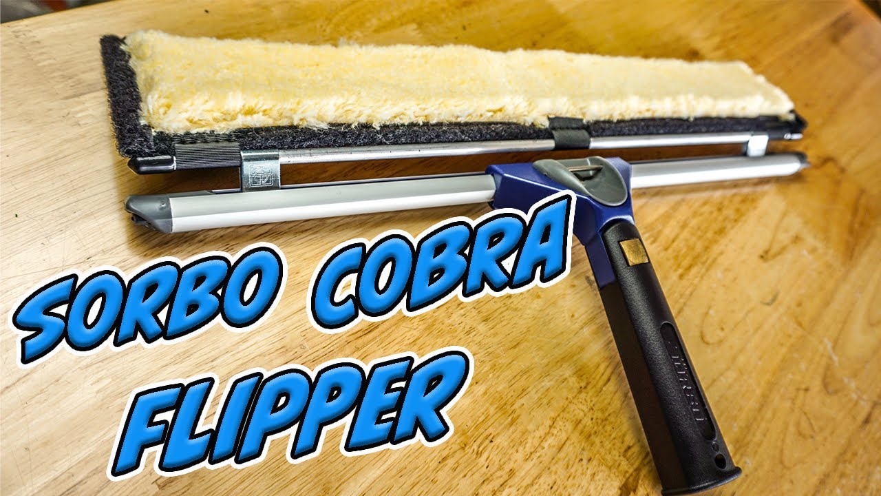 HOW TO SETUP THE SORBO COBRA FLIPPER AND CLEANING SOME WINDOWS WITH IT!!