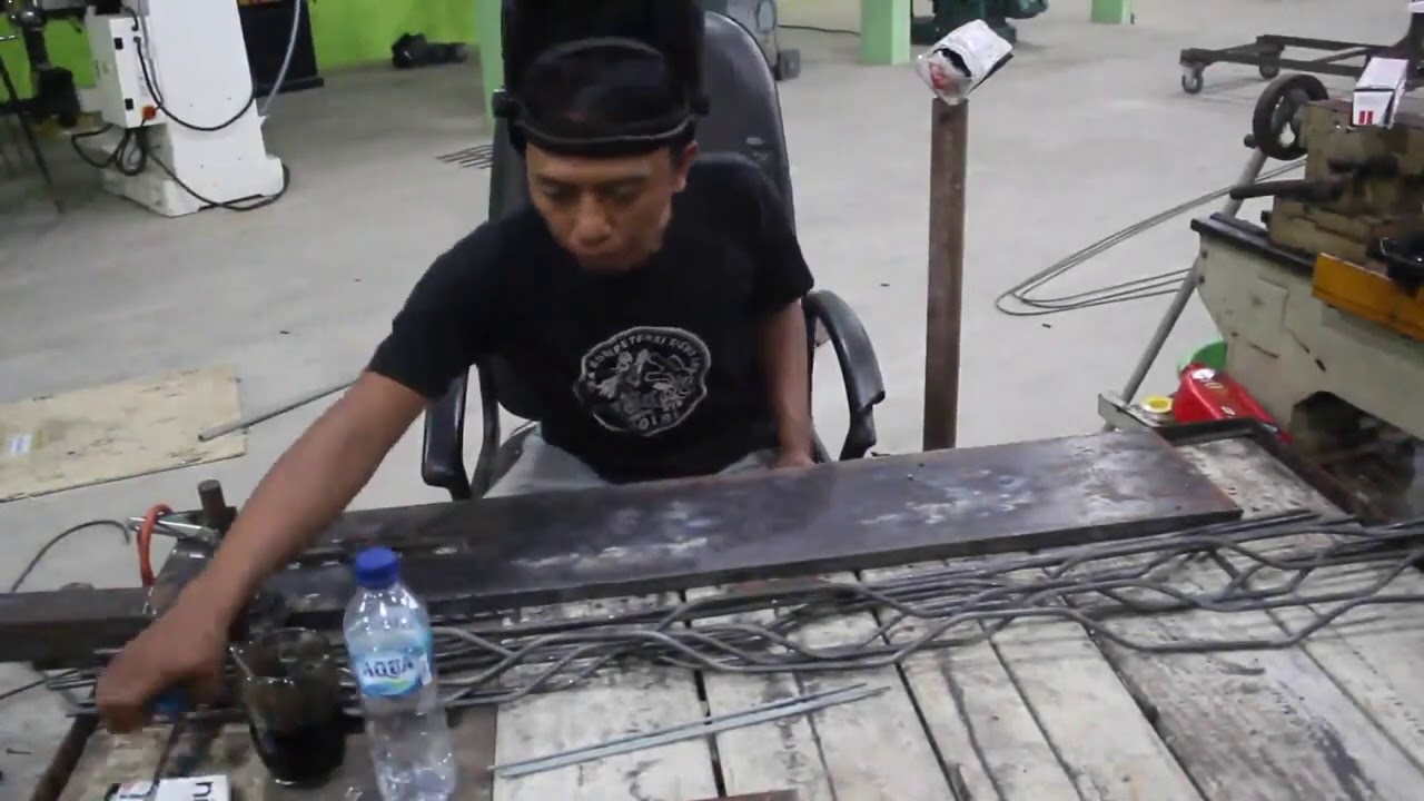 SIMPLE alat pembuat teralis besi beton 8 mm