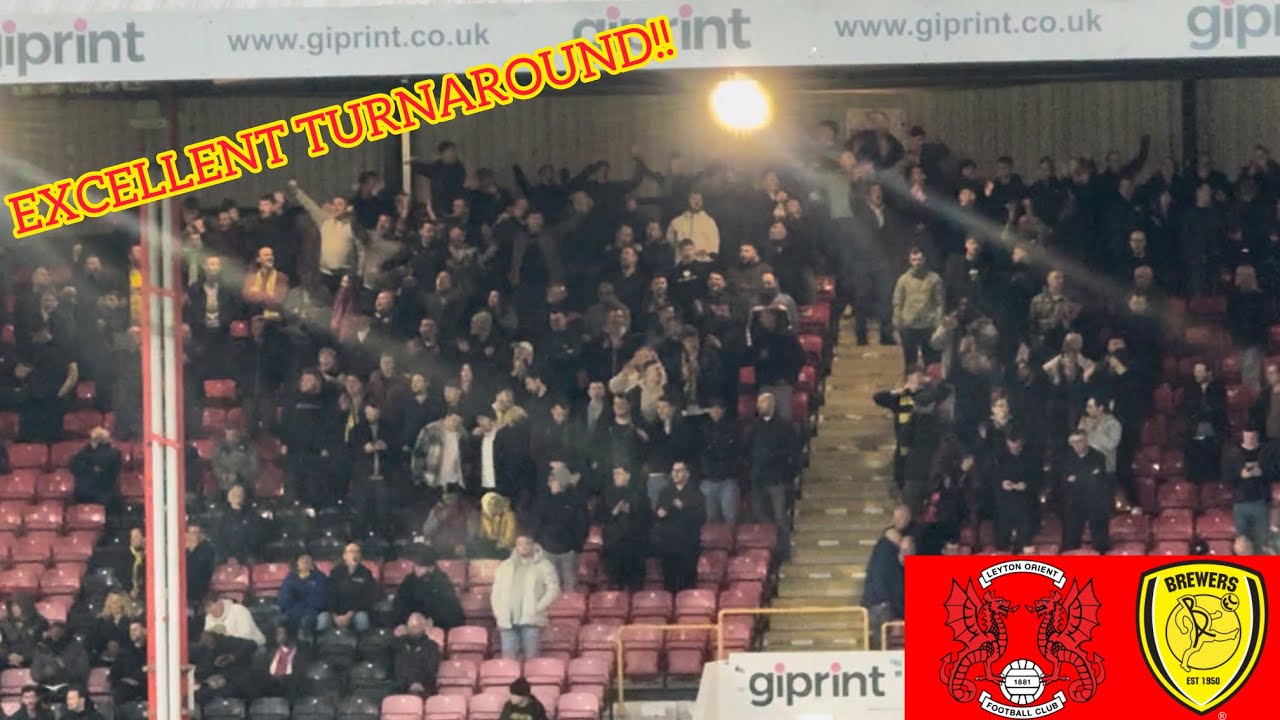 BREWERS STEAL THE POINTS IN THE EAST END!!! | Leyton Orient v Burton Match Vlog