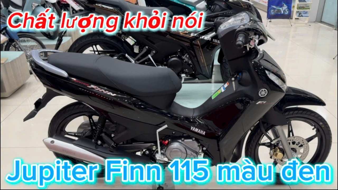Yamaha Jupiter Finn 115cc Đen Bóng| Bình Exciter