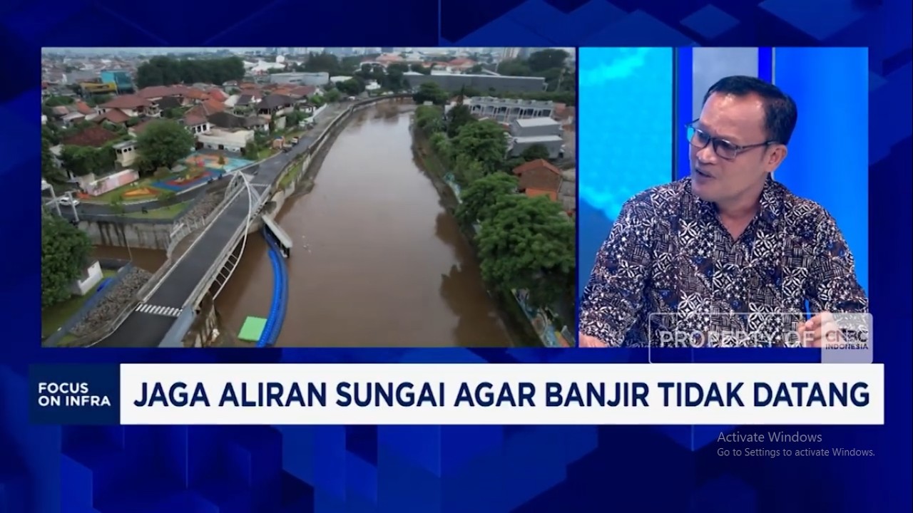 Cegah Banjir, BBWS Ciliwung-Cisadane Tertibkan Bangunan di Bantaran Sungai