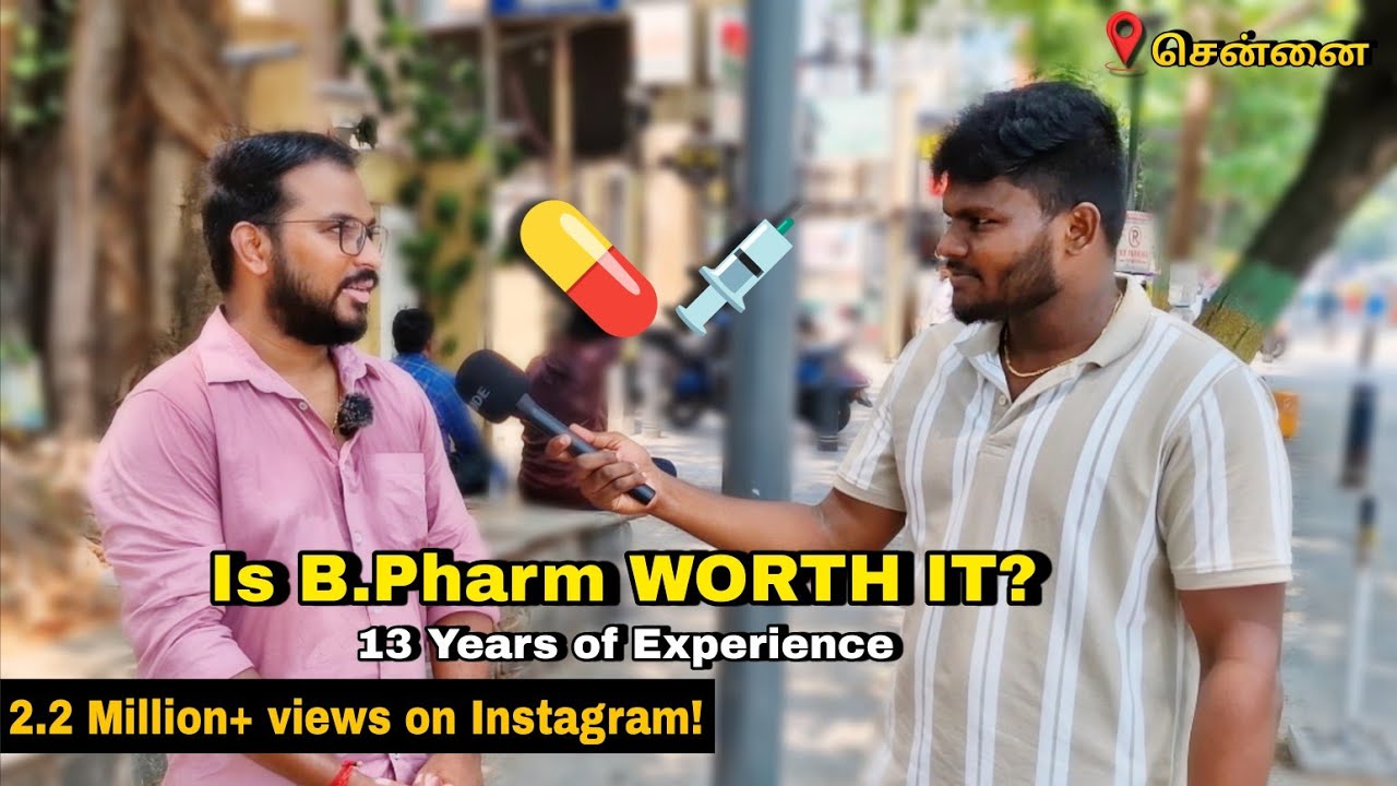 Is B.Pharm Really Worth It? | Interview with Expert Having 13 Years of Experience (Tamil)
