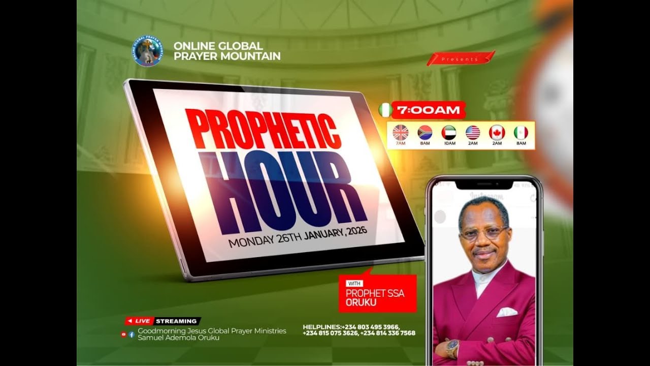 PROPHETIC HOUR WITH PROPHET S.S.A ORUKU