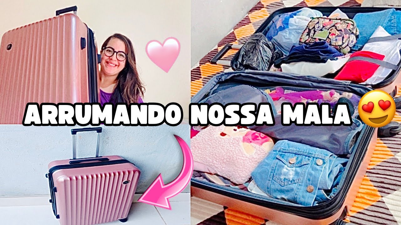 PARTIU FÉRIAS! ARRUMANDO NOSSA MALA. 