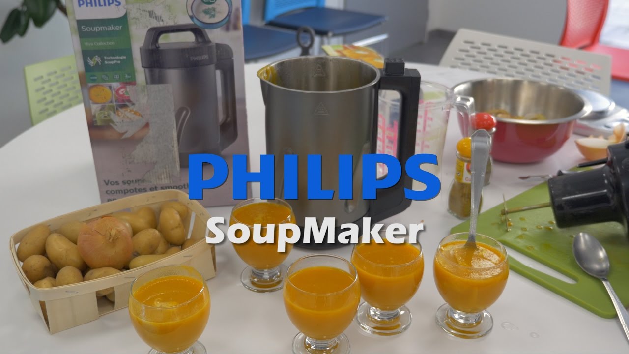 Philips SoupMaker HR2204/80 - Démo du blender chauffant en français FR