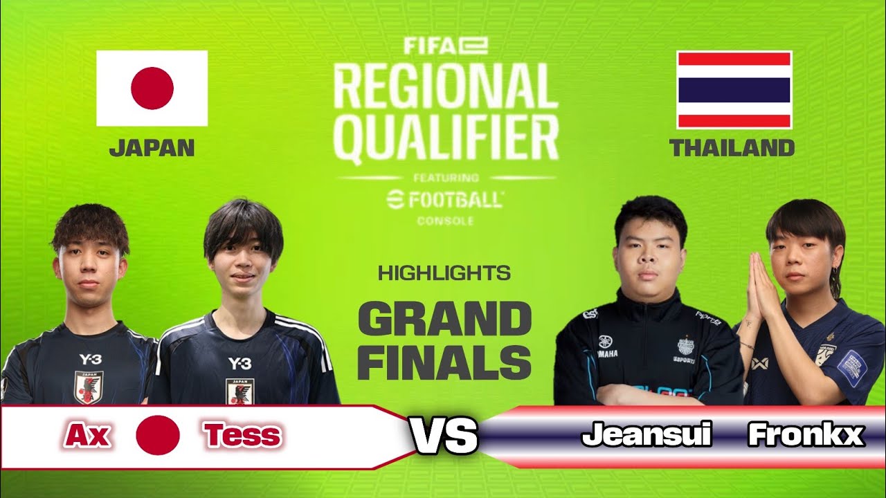 HIGHLIGHTS | GRAND FINALS | FIFAe REGIONAL QUALIFIER ASIA (EAST) & OCEANIA | JAPAN VS THAILAND