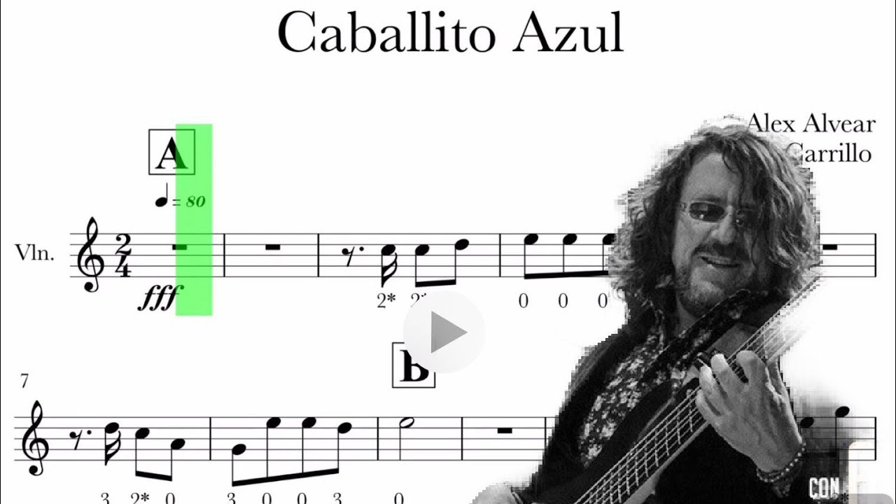 CABALLITO AZUL - Alex Alvear.