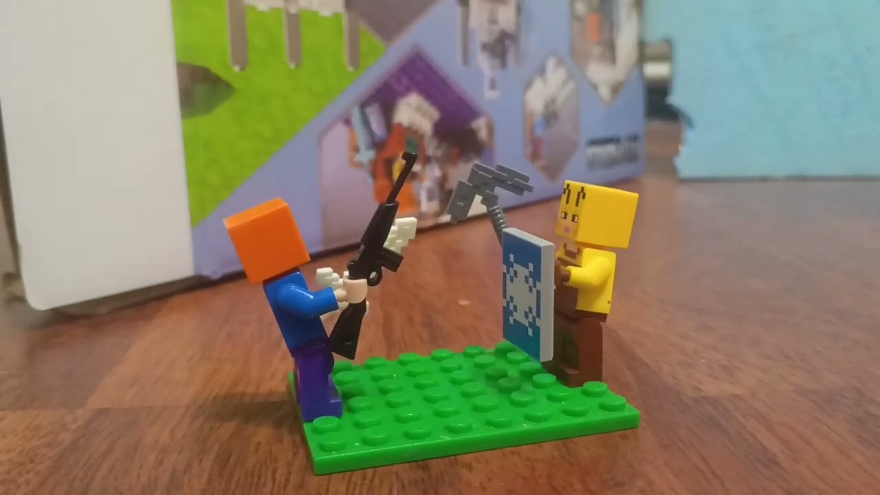 Моя первая лего анимация(название начало рейда)