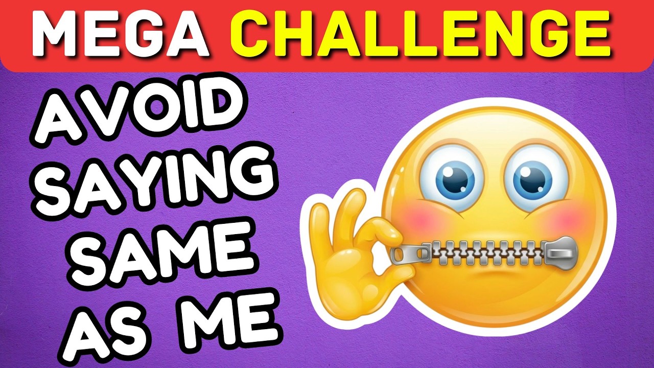 Не повторяйте за мной одно и то же 🧠😜 Мега-челлендж | Не говорите то, что говорю я