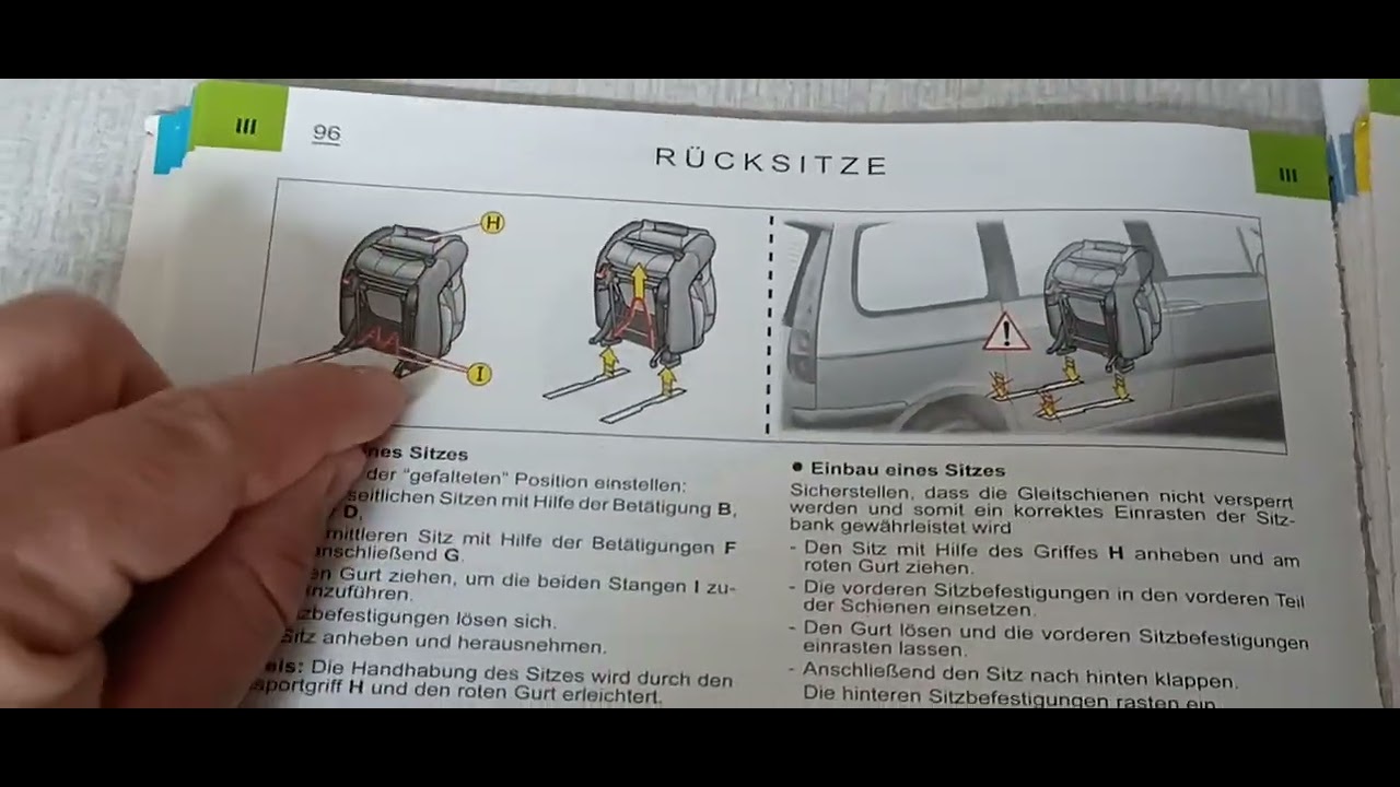 Ciekawostki z instrukcji obsługi Citroën C8!