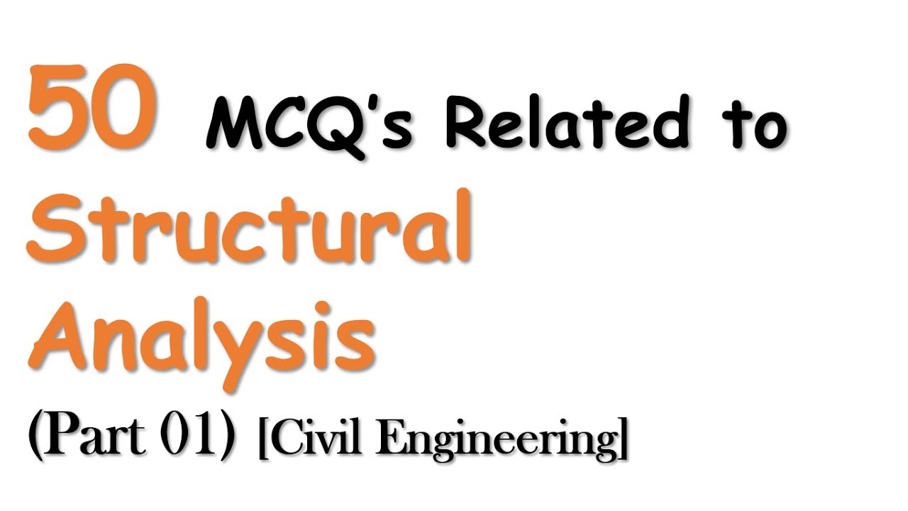 SSC JE 2026 | MCQ's for Structural Analysis (Part 01) | Civil Engineering