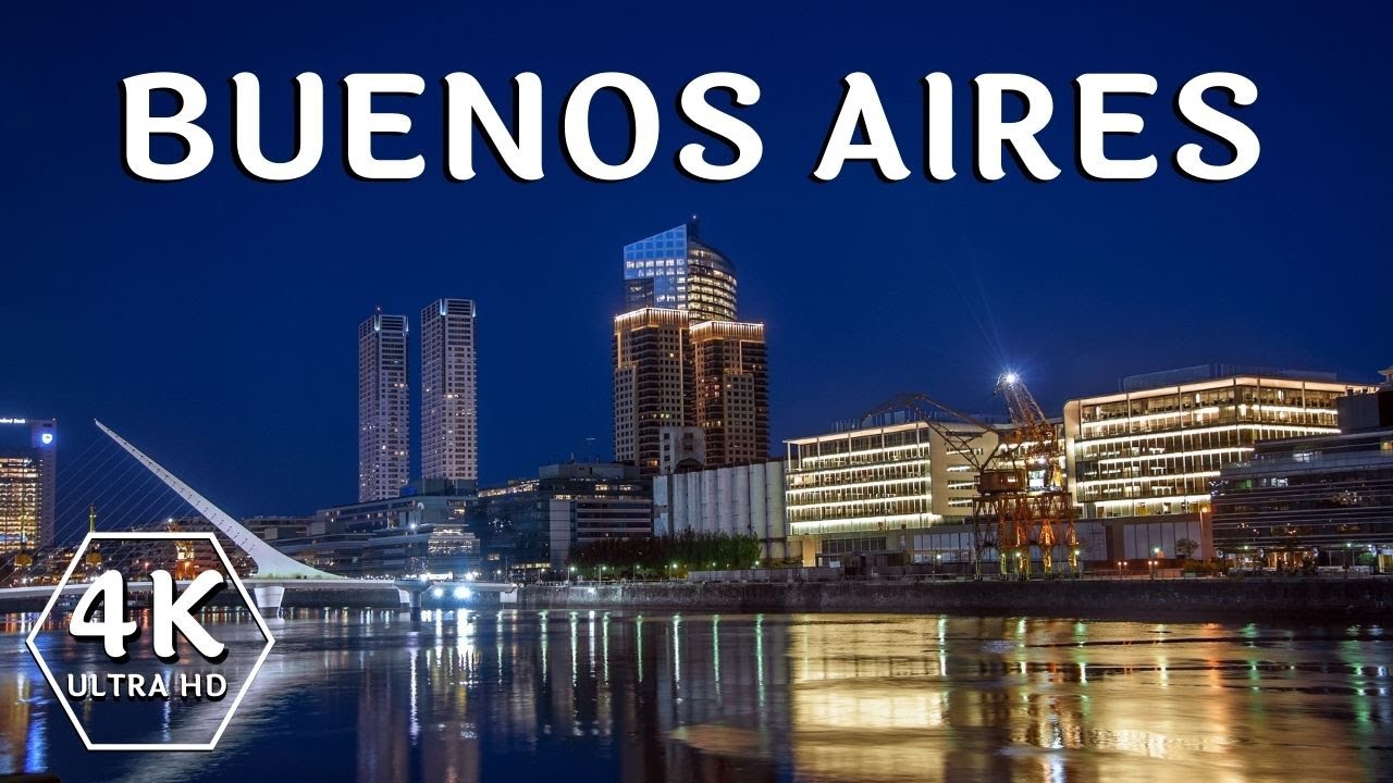 Buenos Aires Capital of Argentina | Buenos Aires Drone Footage | 4K UHD