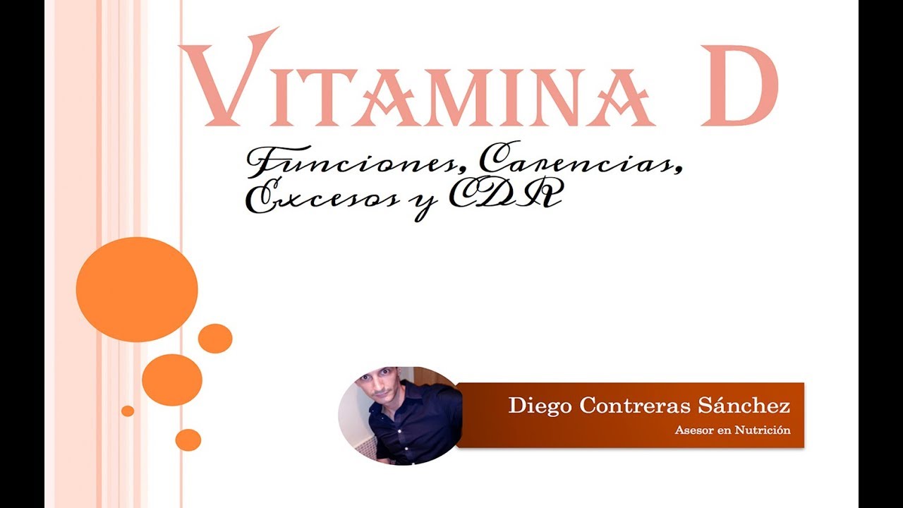 🧘🏻&zwj;♀️☀️Vitamina D: Funciones. Excesos. Deficiencias. CDR [diecon.coach]