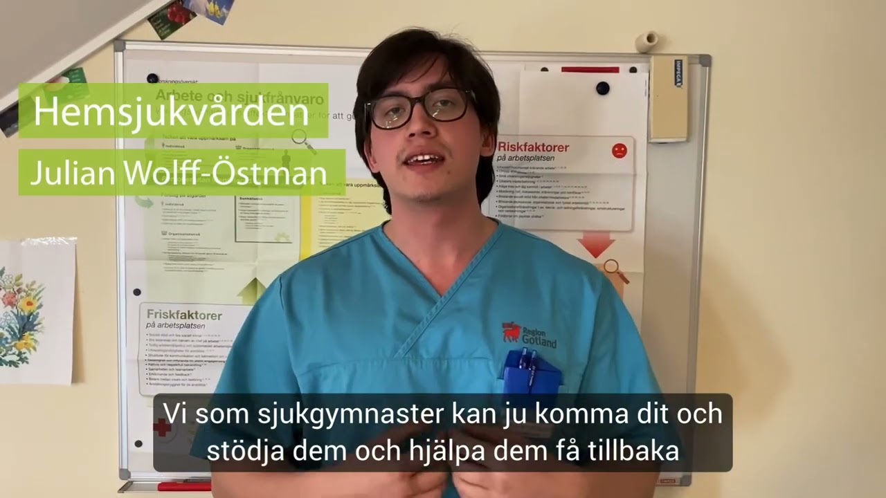 Fysioterapeut Julian - Hemsjukv&aring;rden Visby