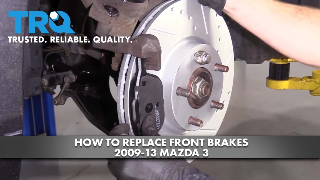 How to Replace Front Brakes 2009-13 Mazda 3