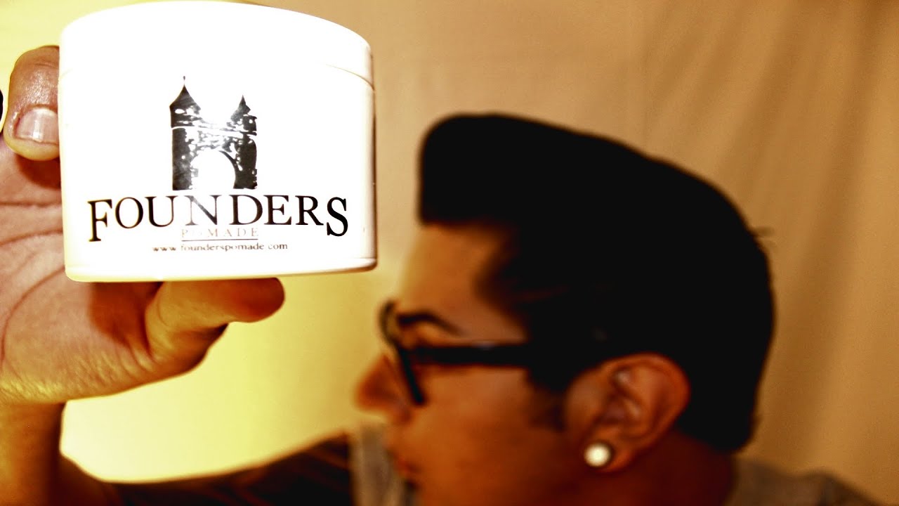 Side Part Pompadour (Founders Pomade Review)