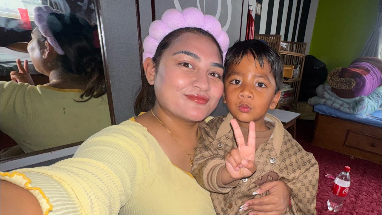Letting My Little One Do My Makeup 😂 (Disaster or Masterpiece?)