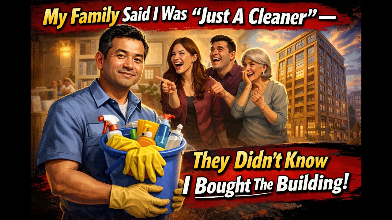 My Family Said I Was “Just A Cleaner” — They Didn’t Know I Bought The Building