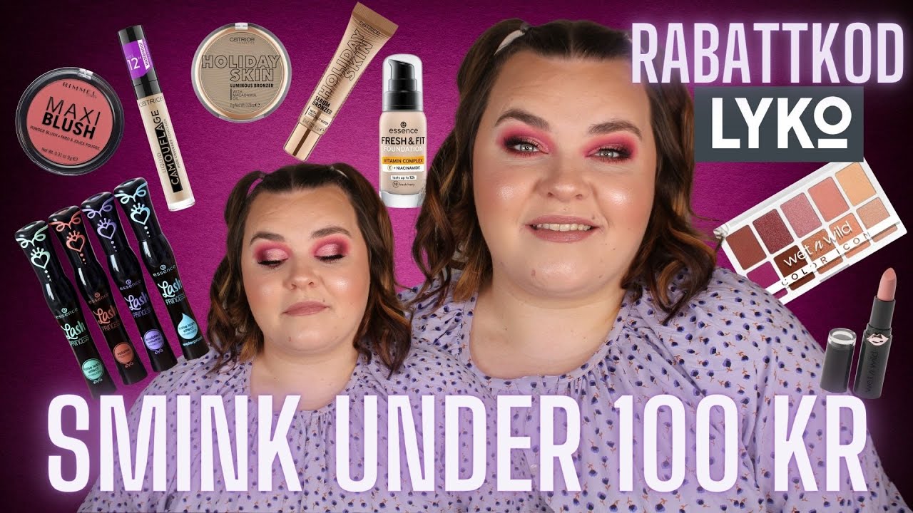 TESTAR SMINK UNDER 100 KR