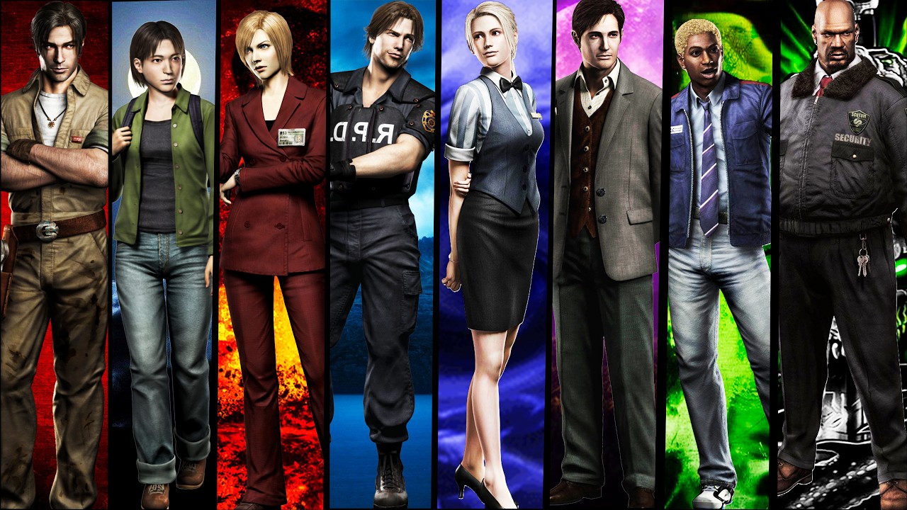 Resident Evil Outbreak ( Kevin And Cindy Lennox ) All Episodes Walkthrough