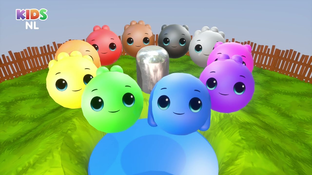 🌋 Kleuren & Cijfers Leren met de Vriendelijke Vulkaan! | Kids NL 💛💚💙💜