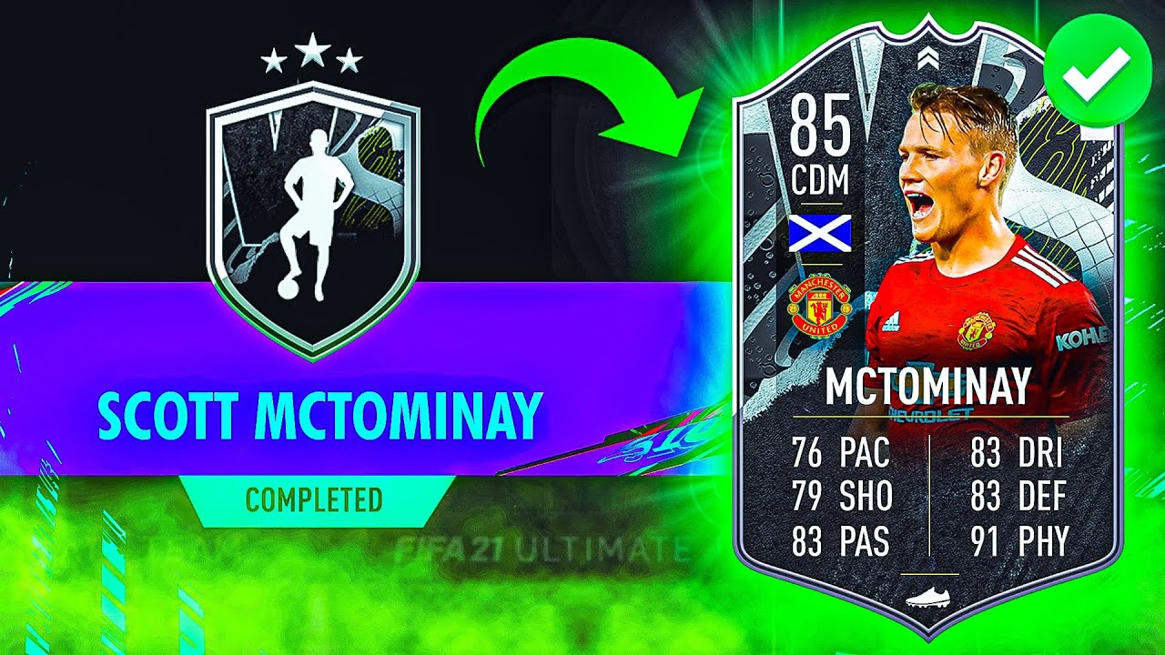 85 'SHOWDOWN' MCTOMINAY SBC CHEAPEST SOLUTION - #FIFA21 85 Scott McTominay Showdown SBC Cheapest Way